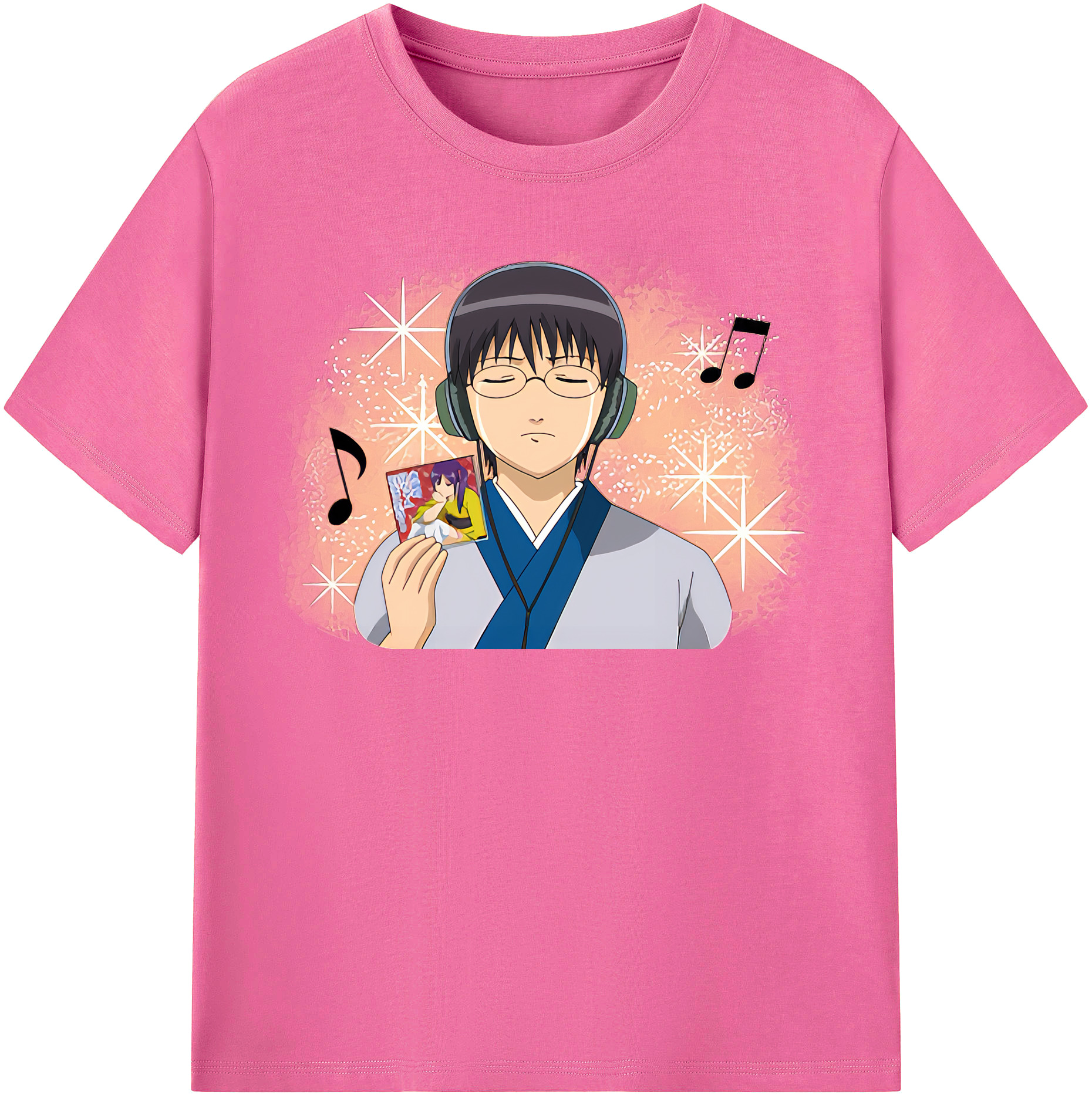 （画像用） ぎんたま 坂田銀時（さかたぎんとき） 神楽 志村新八（しむら しんぱち） GINTAMA Sakata Gintoki Kagura Shimura Shinpachi レディースカジュアルプリントTシャツ（綿100％）